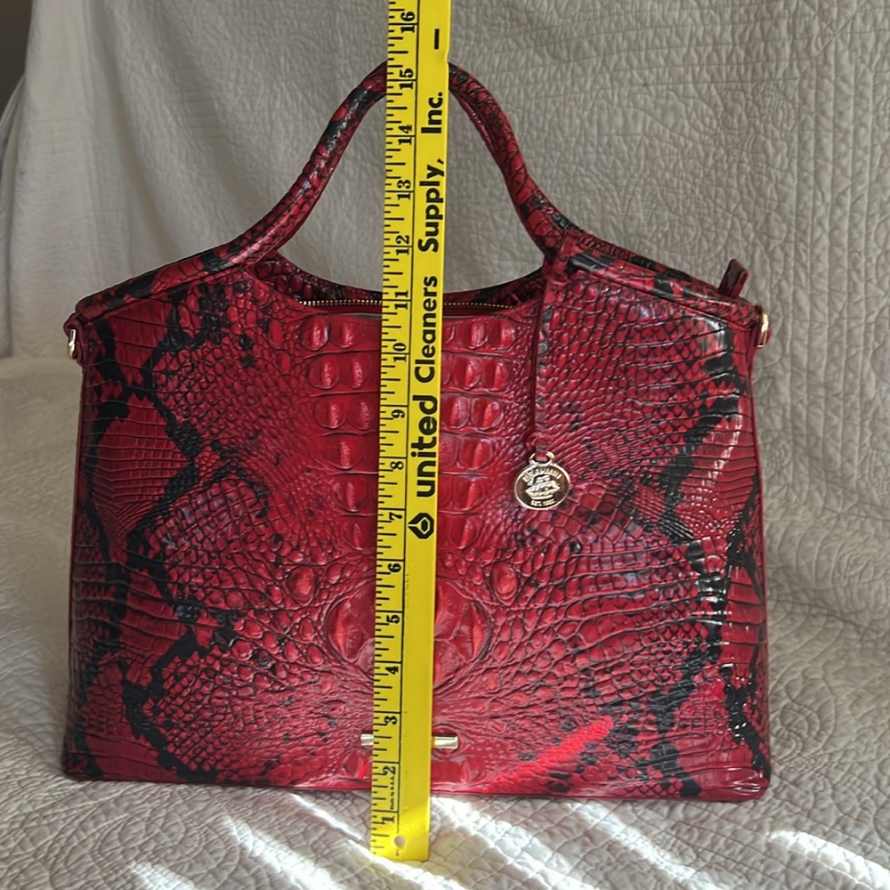 Brahmin Elaine Lipstick Ombre Melbourne leather bag NWOT - Picture 3 of 13